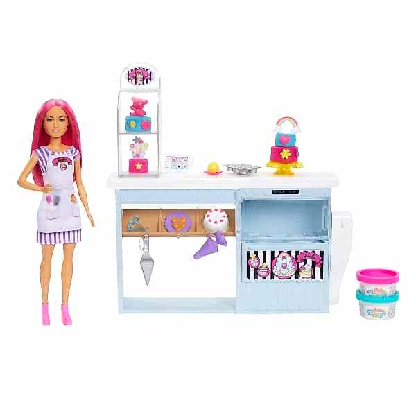 HGB73 Barbie Pasta Dükkanı Oyun Seti