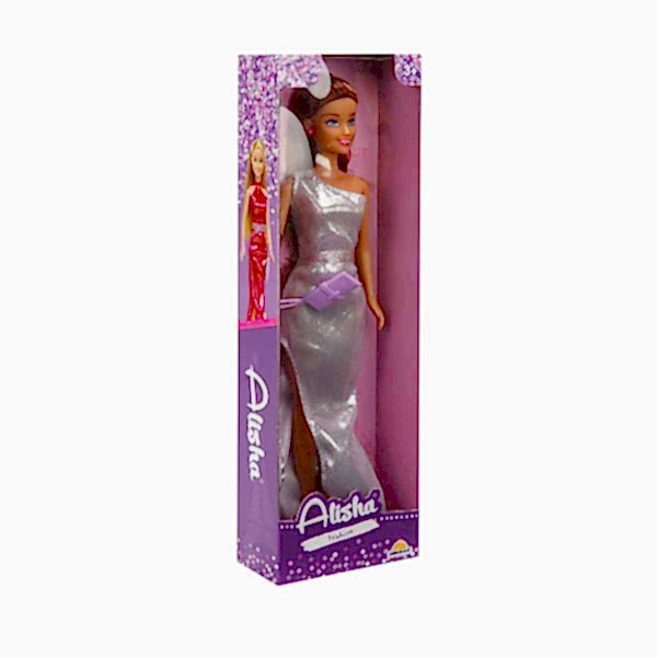 3394 SUN-RST-SIS-Minik Alisha Gece Elbiseli Bebek Set 2Asortili - Sunman