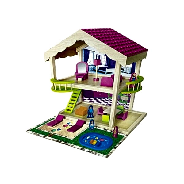 ONY-414 KUTUDA AHŞAP VİLLA SETİ