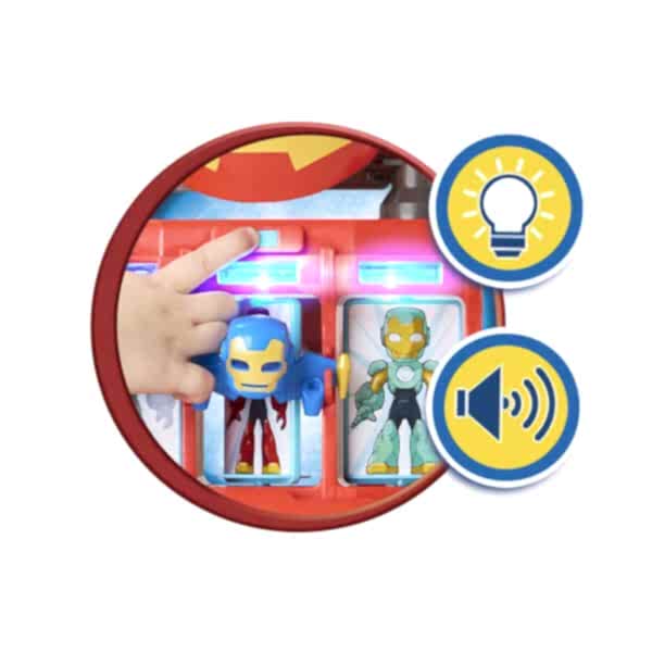 G1259 Iron Man and his Awesome Friends Iron Quarters Oyun Seti