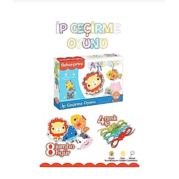 FP2748 FISHER PRICE İP GEÇİRME OYUNUC LACING GAME