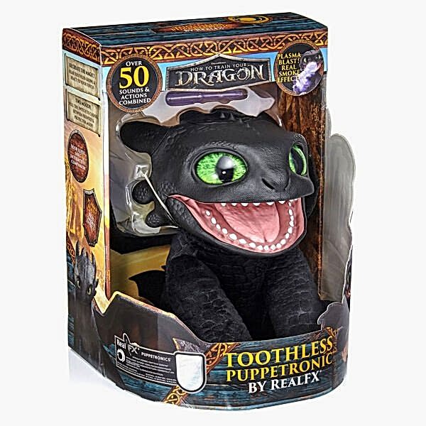 WS HTTYD-1001 Real FX Toothlees 30 cm Elektronik Kukla