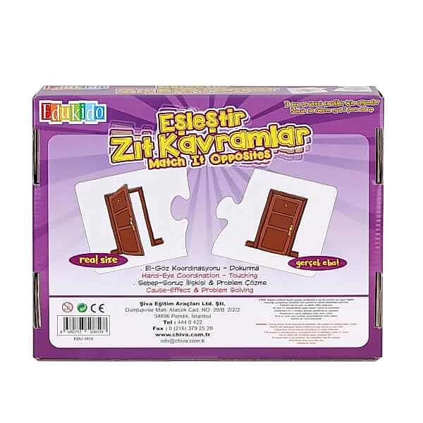EDU-1012 Eşleştir Zıt Kavramlar -Chiva