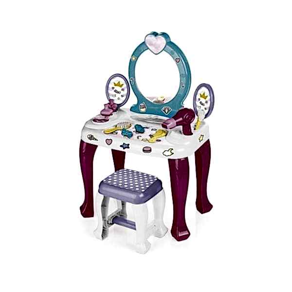 2568 OYUNCAK UNICORN MAKYAJ MASASI VE TABURE SETİ