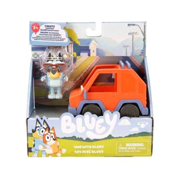 BLUEY18926 Bluey 4x4 Araç ve Figür Set