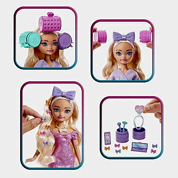 JGG38 Barbie Dream Besties Malibu ile Akşam Eğlencesine Hazırlanma