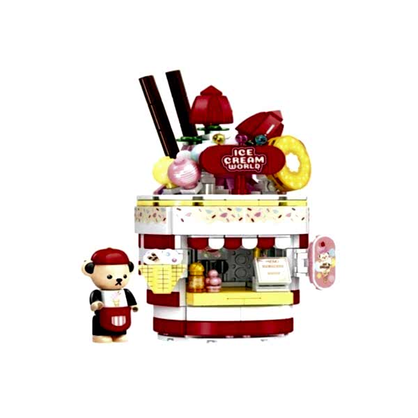 P881202 PANLOS TEDDY DONDURMA SALONU 369 PARÇA BLOCK OYUNCAK