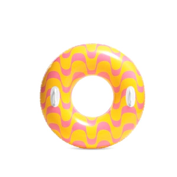 59256 Tutamaçlı Girdap Halkaları Desenli Simit 91 cm