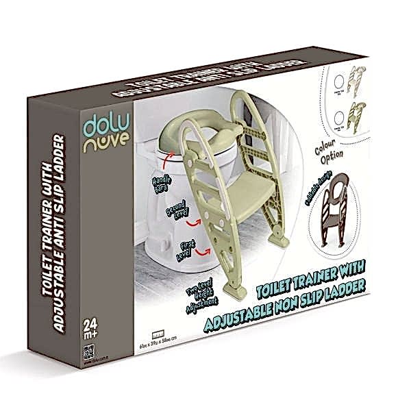 7243 Merdiven Klozet Adaptörü Stone Gri -Dolu Oyuncak