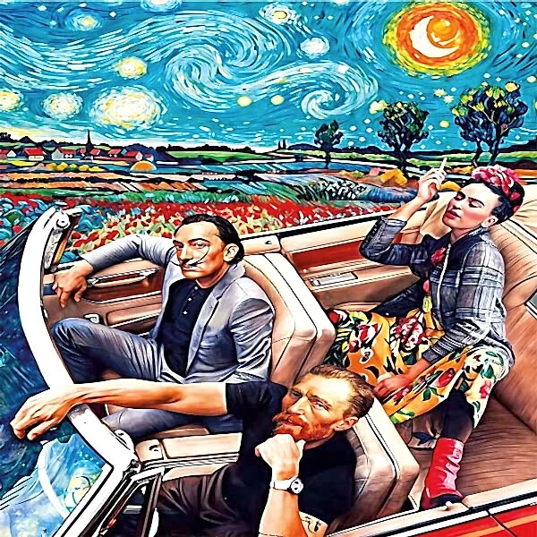 20823 PUZZLE 1000 Starry Night of Art