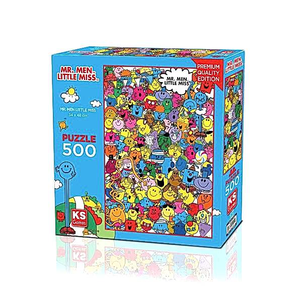 14451 PUZZLE 500 MR MEN LİSANSLI 500 PARÇA YETİŞKİN PUZZLE