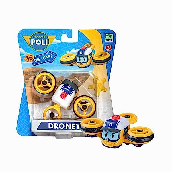 POLI/MRT-617 Robocar Poli Metal Araç Karakter Figürler Asorti