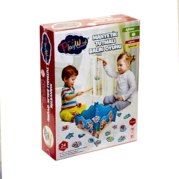 ONY-381 Onyıl, Ahşap, Manyetik Tutmalı Balık Oyunu