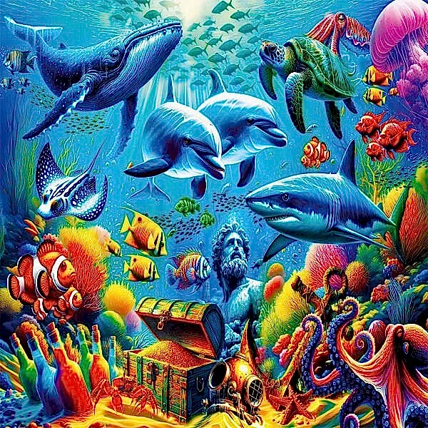 20825 PUZZLE 1000 Treasure Under the Sea