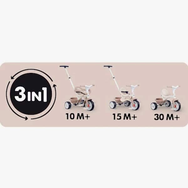7600740418 Be Move Comfort Tricycle Beige