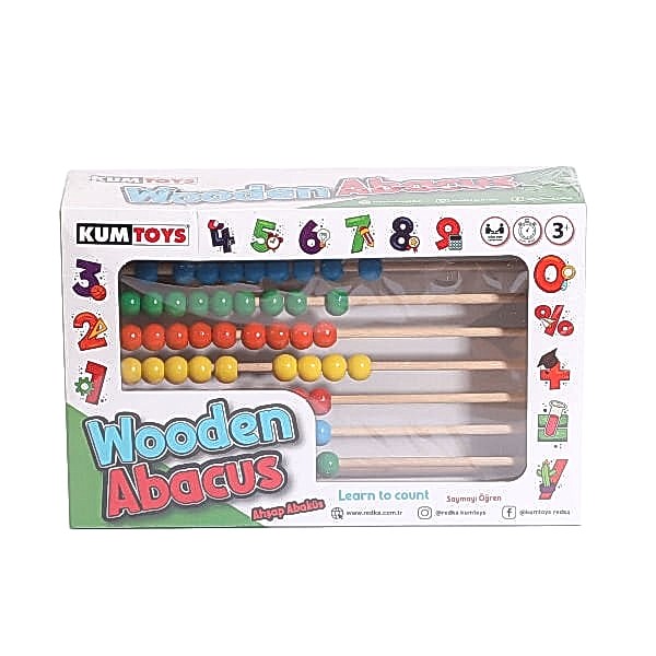 KM5632 Ahşap Abaküs -Kumtoys