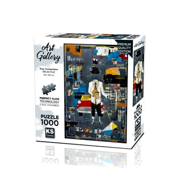 20684 PUZZLE 1000 Gray Composition