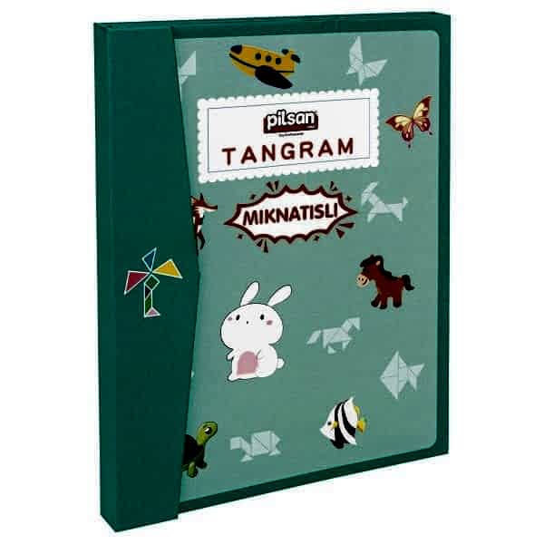 03 569 Ahşap Manyetik Tangram -Pilsan Oyuncak