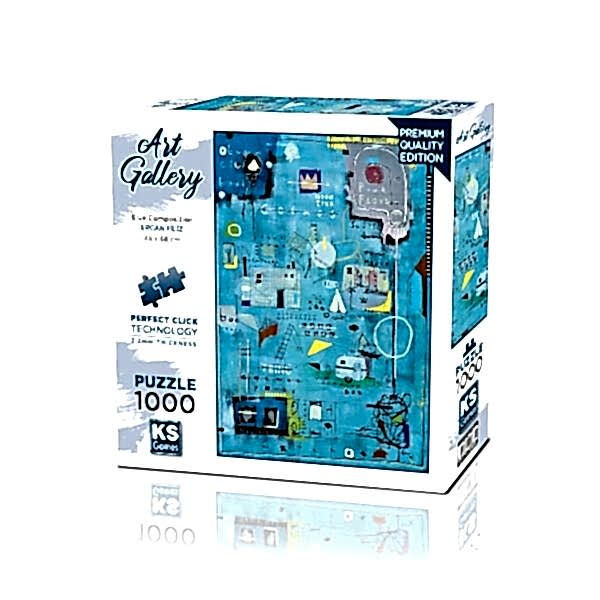 20685 PUZZLE 1000 Blue Composition