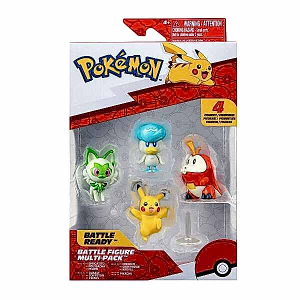 POK PKW3402 Pokemon Battle 4'lü İlk Figür Set