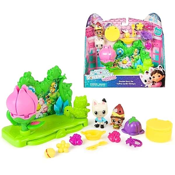 1008538 SUN-SPM-FİGÜR SET GABBY S DOLLHOUSE BAHÇE SETİ 12 PRÇ.