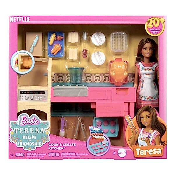 JCT06 Teresa ve Mutfağı Oyun Seti - Barbie and Teresa Recipe for Friendship