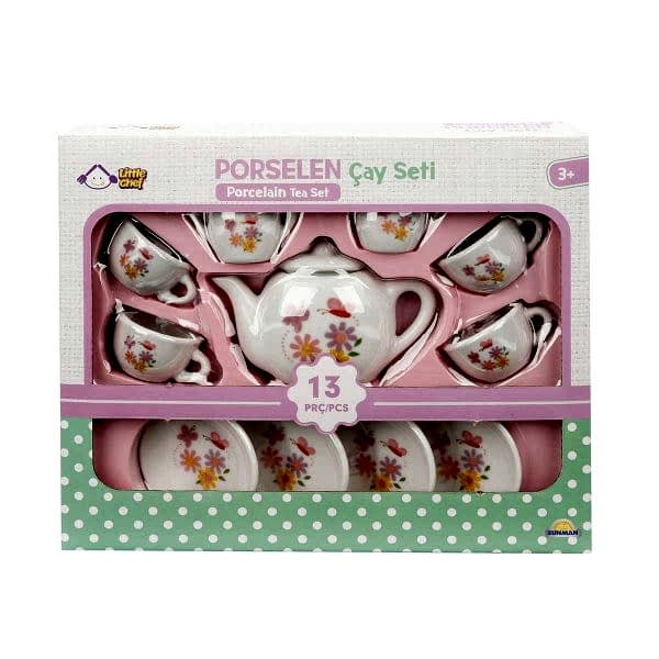 1501 Porselen Çay Seti 13 Parça -Sunman