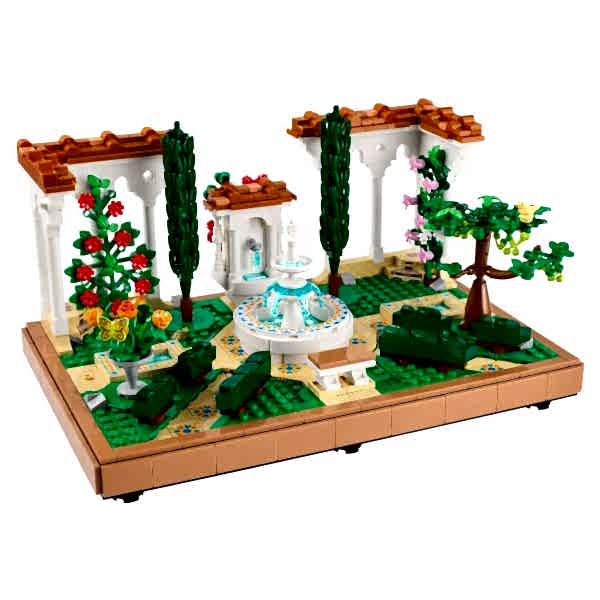 10359 Lego icons Çeşmeli Bahçe - Fountain Garden 1302 parça +18 yaş