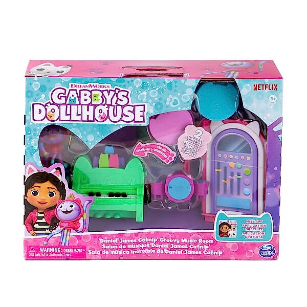 69300 Gabbys Dollhouse Baby Box Cat Craft-a-Riffic Room Gabby Kedi Riffic Odası