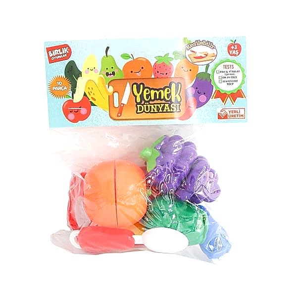 URT007-PVC-1AB KESİLEBİLEN SEBZE MEYVE 3 PCS