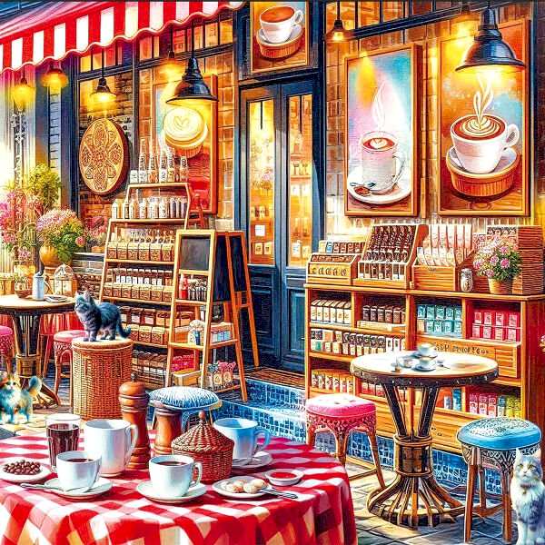 20809 PUZZLE 1000 KAHVE COFFEE STORE