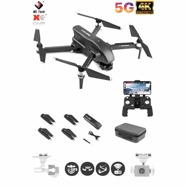 Q868 Wltoys Drone 3 Km Menzil 4K  Full HD -Gepettoys