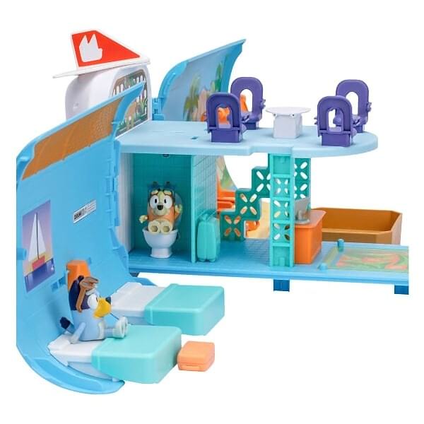 BLUEY/17670 BLUEY 3Ü 1 ARADA DÖNÜŞEN UÇAK OYUN SETİ