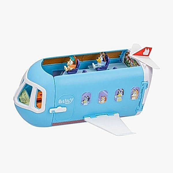 BLUEY/17670 BLUEY 3Ü 1 ARADA DÖNÜŞEN UÇAK OYUN SETİ