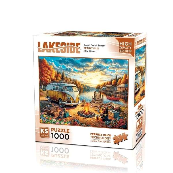 20810 PUZZLE 1000 VOS VOS CAMP FİRE ST SUNSET