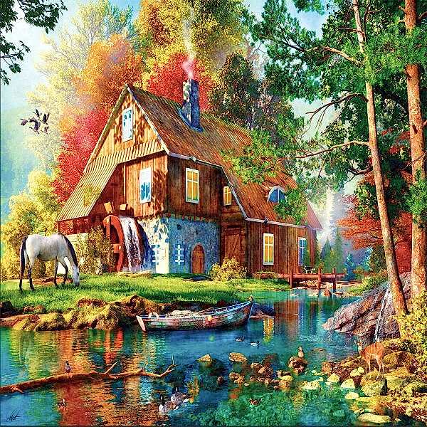 20816 PUZZLE 1000 Autumn Watermill