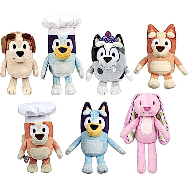 BLUEY/18094 BLUEY PELUŞ FİGÜR 16-23 CM ASORTİ(Belirtilen fiyat, tekli satış için adet fiyatıdır.)