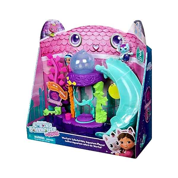 S01009006 SUN-SPM-FİGÜR OYUN SET GABBY S DOLLHOUSE RENKLİ AKVARYUM 12PRÇ.