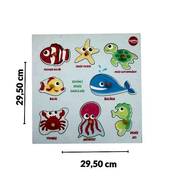 HH2080-DENİZ CANLILARI YAPBOZ