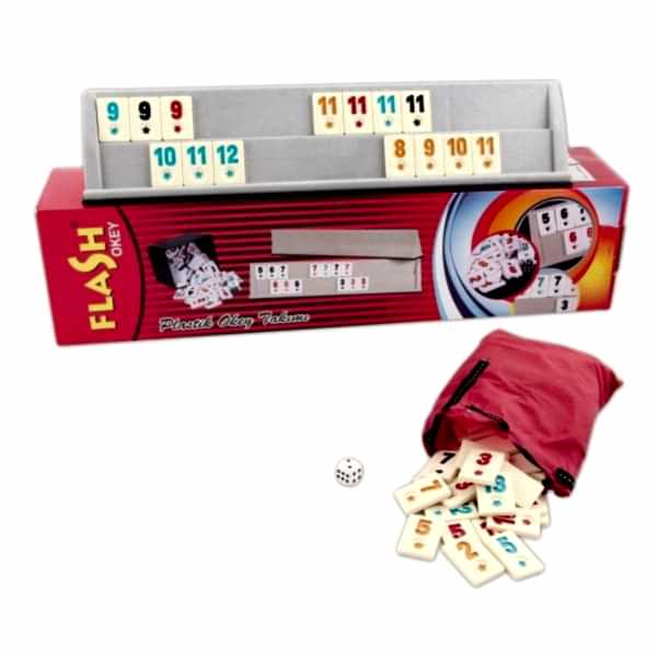 1010129 Flash Plastik Okey Takımı ,Star okey