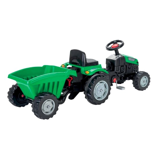 07 316 ACTIVE TRAKTÖR RÖMORKLU PEDALLI YEŞİL