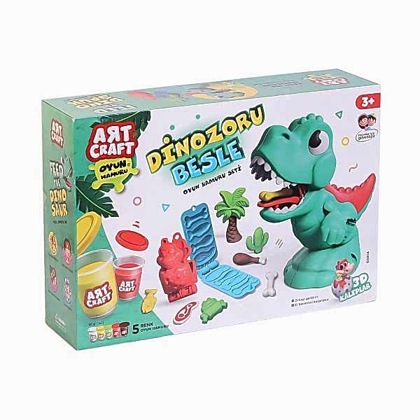 03814 Dinozoru Besle Oyun Hamur Seti 280 Gr