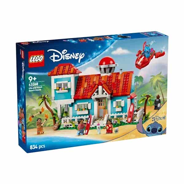 43268 Lego Disney Lilo ve Stiç Plaj Evi 834 parça +9 yaş