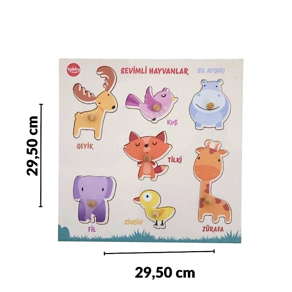HH2081-SEVİMLİ HAYVANLAR YAPBOZ