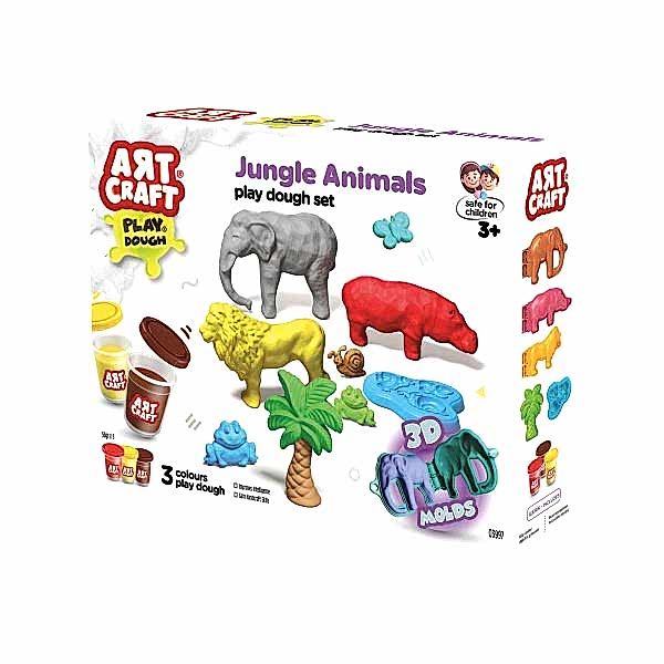 03997 Art Craft Orman Hayvanları Hamur Set 168 Gr -Fentoys