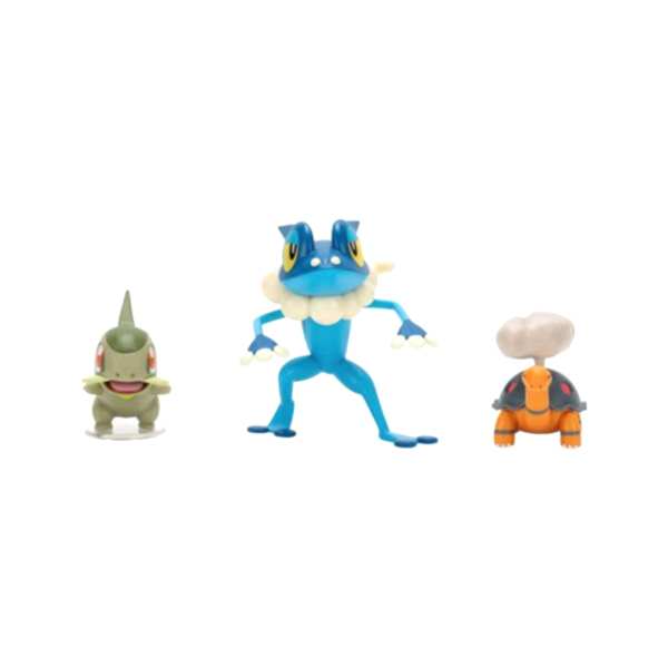 POK 95155-D Pokemon Battle 3lü Figür Seti Asorti