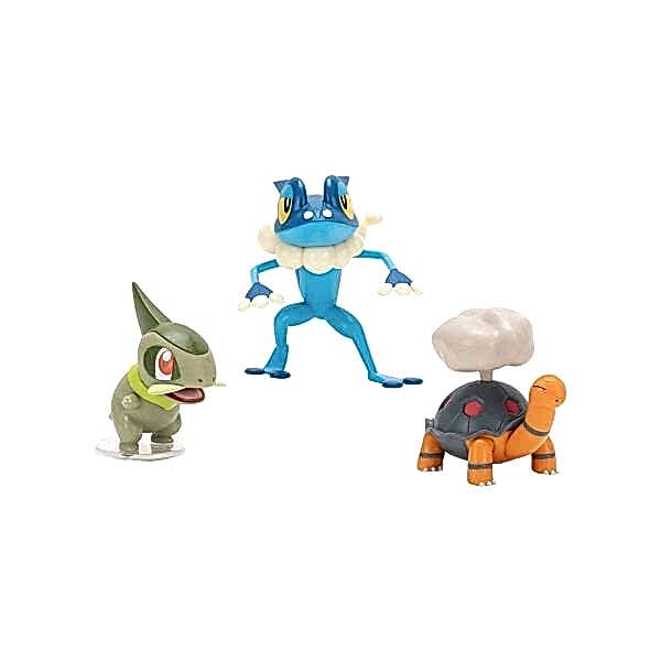 POK 95155-D Pokemon Battle 3lü Figür Seti Asorti