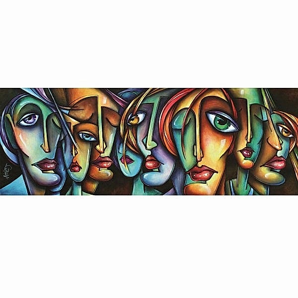 4446 Art Puzzle, Hüznü Paylaşanlar, 1000 Parça Panorama Puzzle