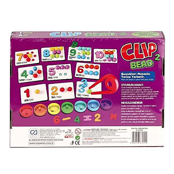 CAPLS-5286 Clip Bead Kutu Oyunu -CA Games