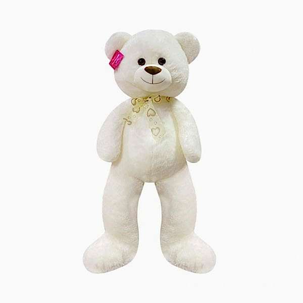 1192B Puffy Salaş Ayı 100 cm Beyaz -Selay